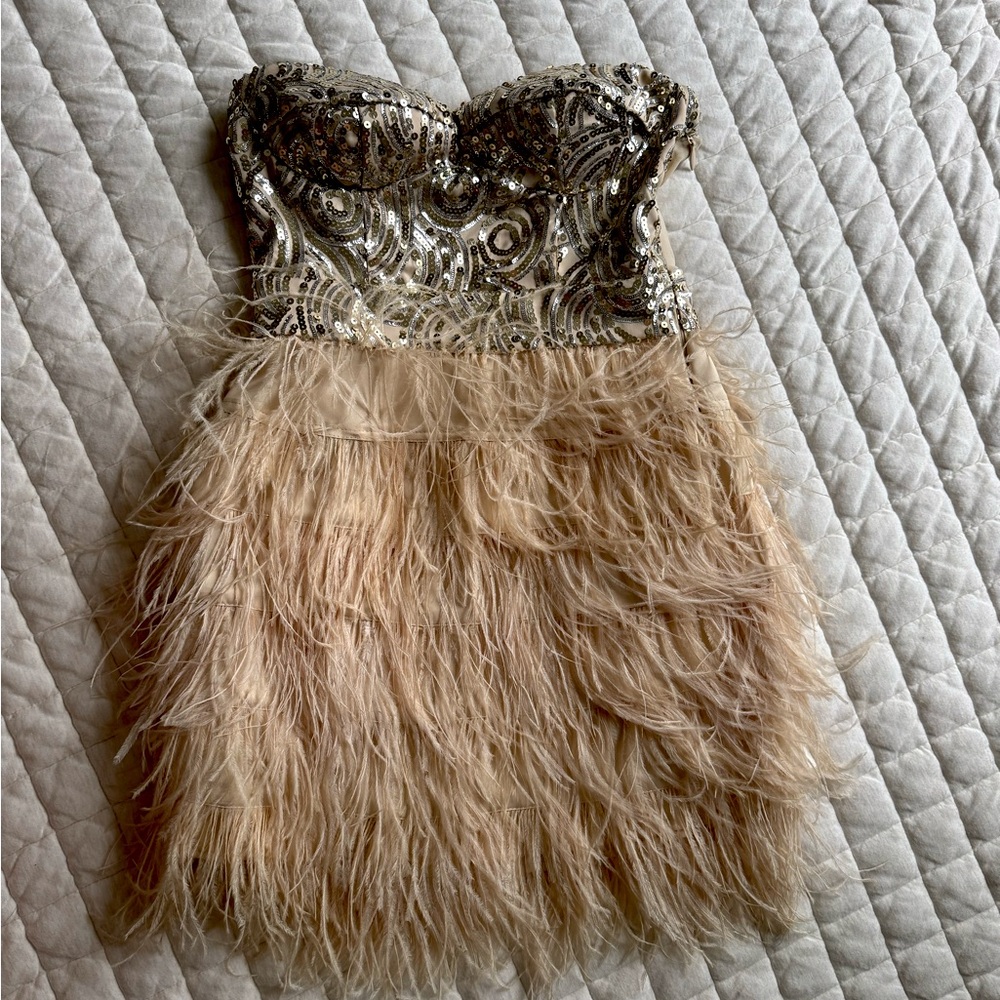 Bebe Small Flapper Style Dress